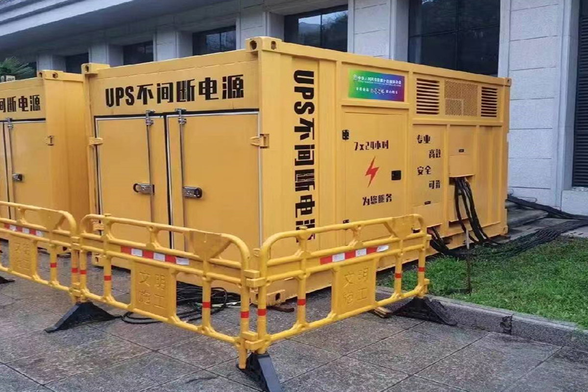 相城发电机租赁施工现场